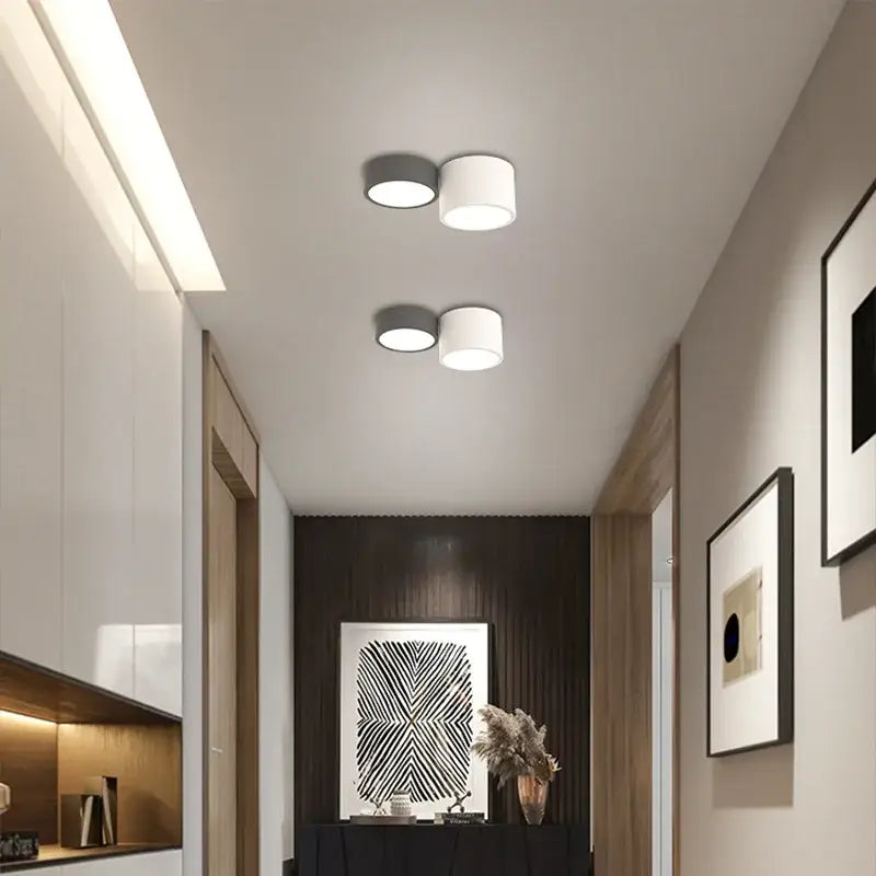 Black Circular LED Ceiling