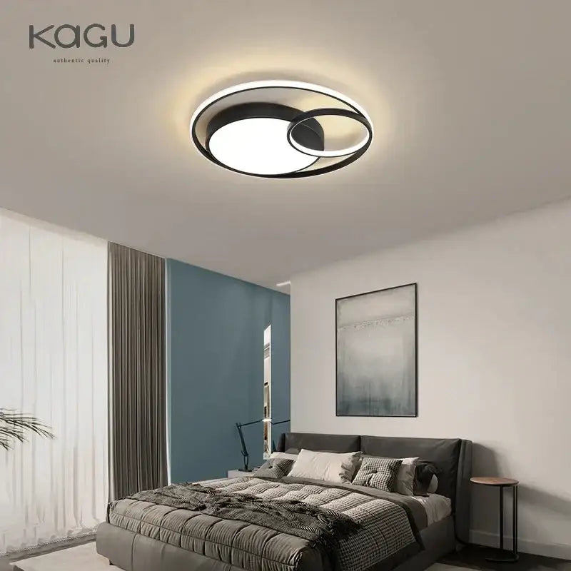 Black Ring LED Ceiling