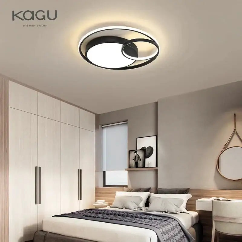 Black Ring LED Ceiling