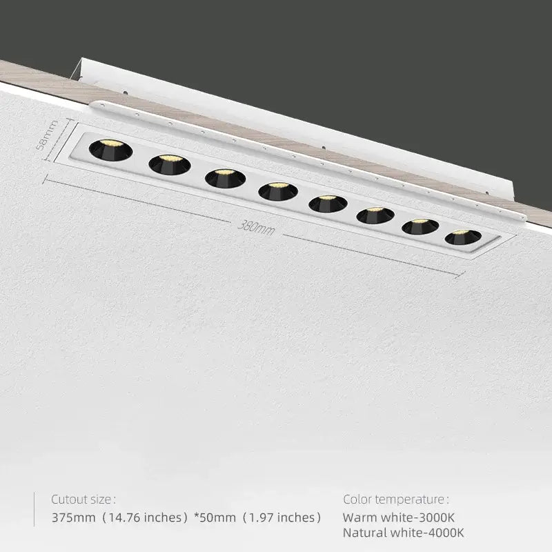 Black Recessed Spot Light