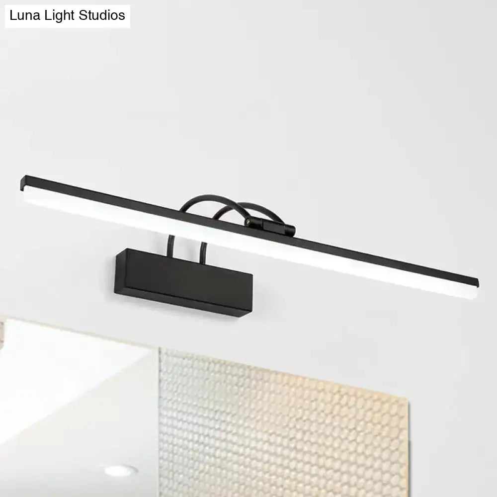 Black Modern Vanity Sconce