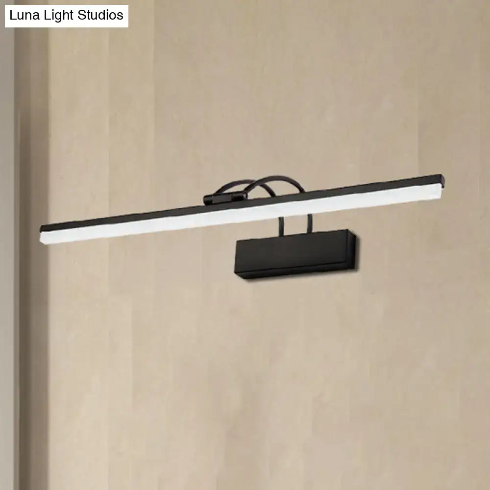 Black Modern Vanity Sconce