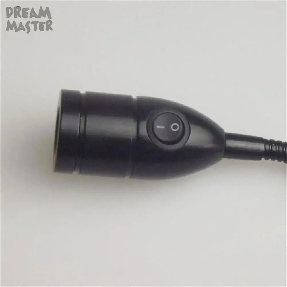 Black Gooseneck Reading Light