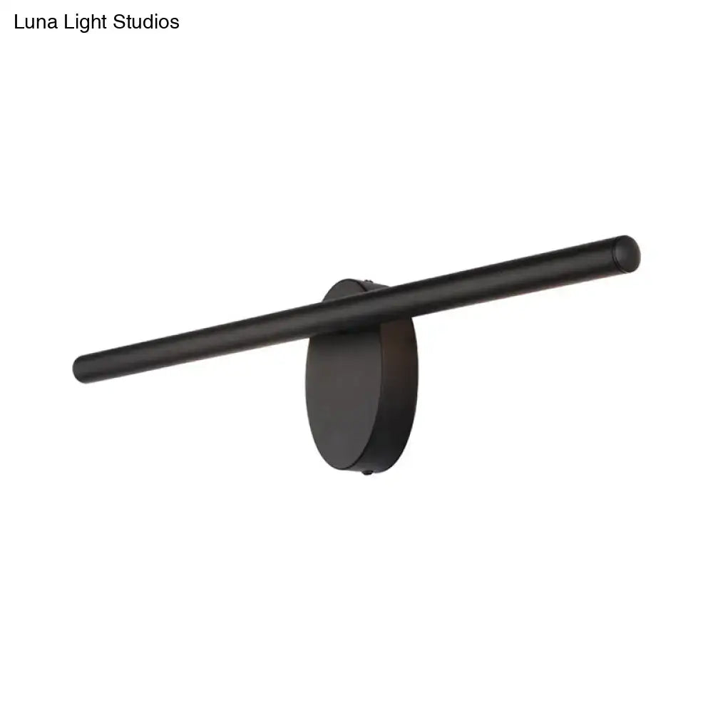 Black Acrylic Bathroom Sconce