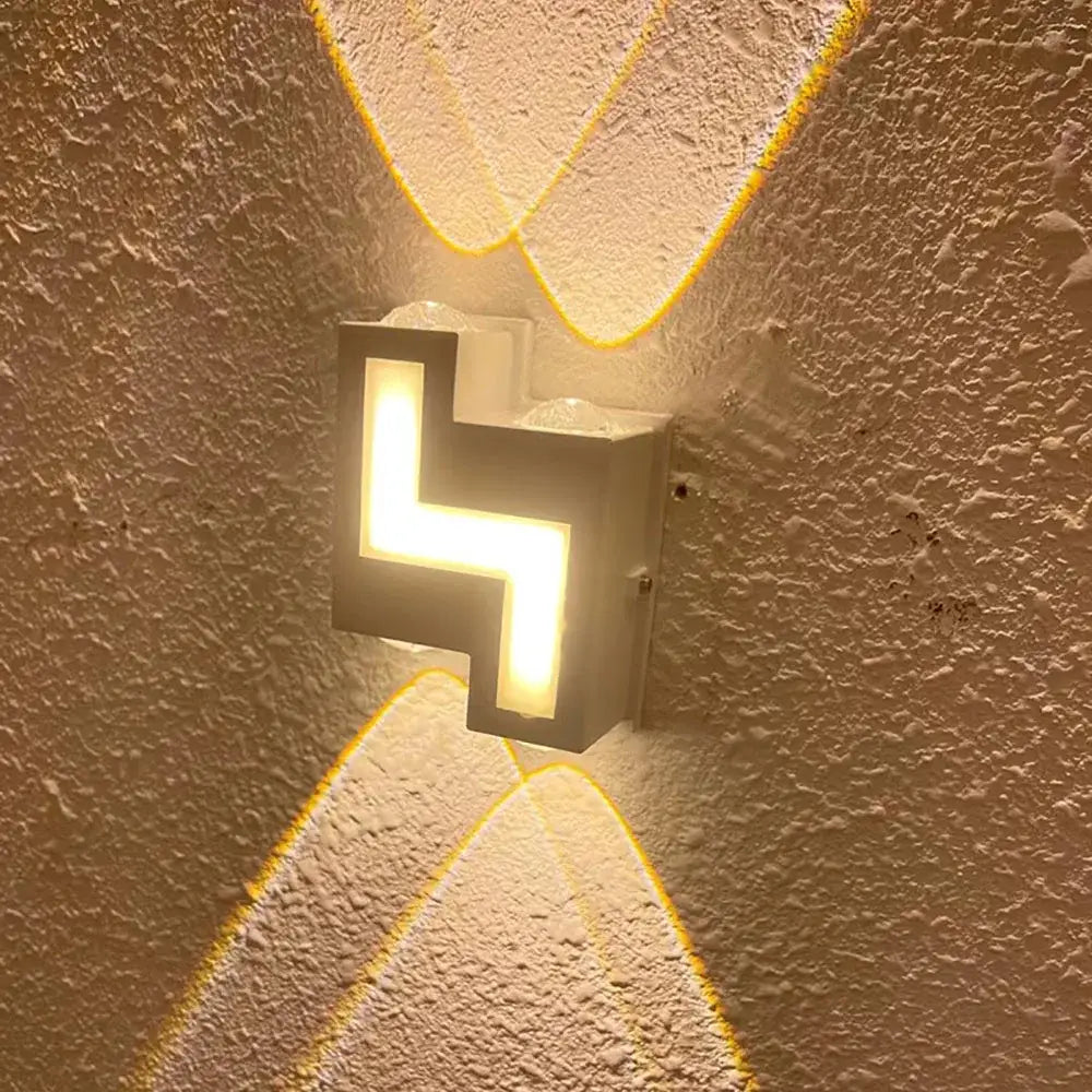 Black Waterproof LED Sconce