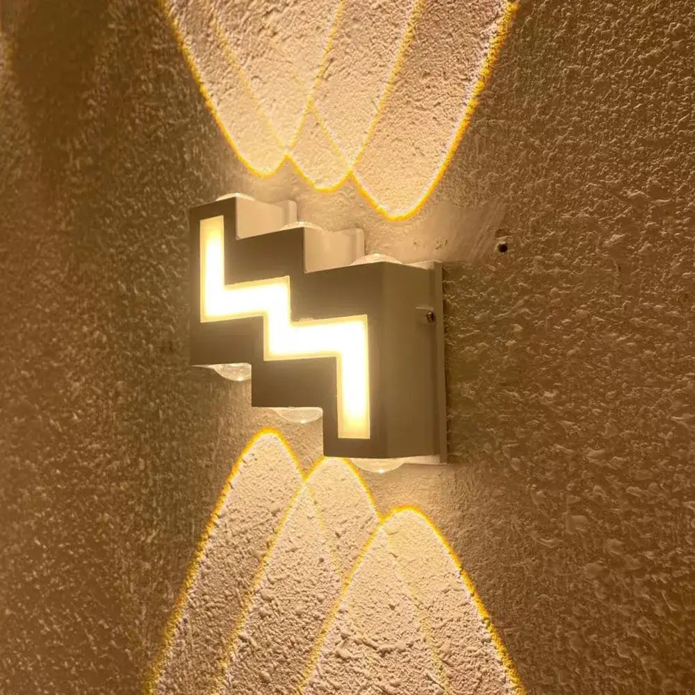 Black Waterproof LED Sconce