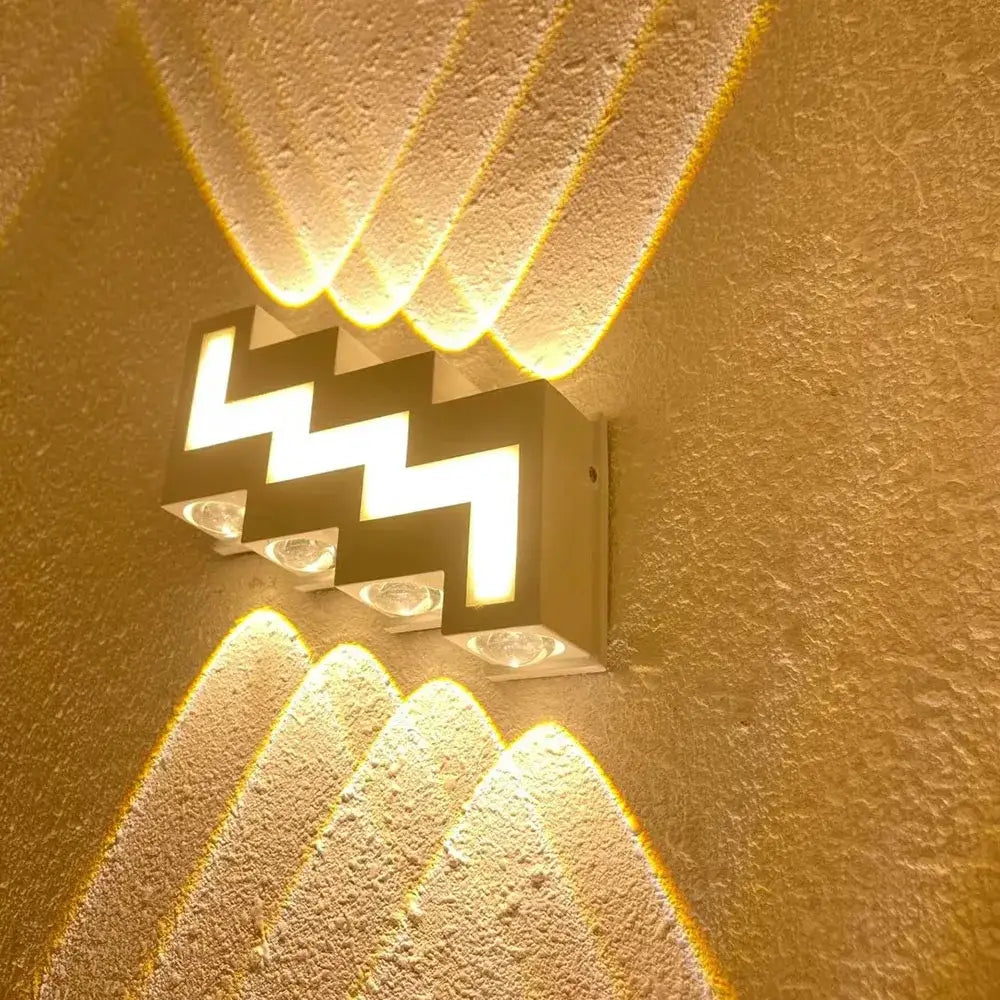 Black Waterproof LED Sconce