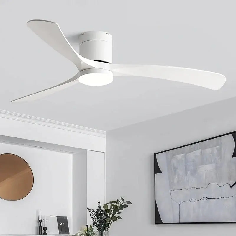 Black Wood 56-Inch Remote Ceiling Fan