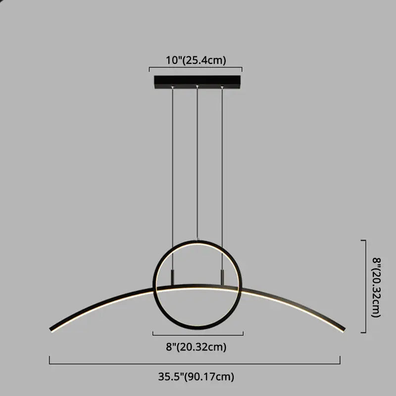 Black Linear LED Fixture