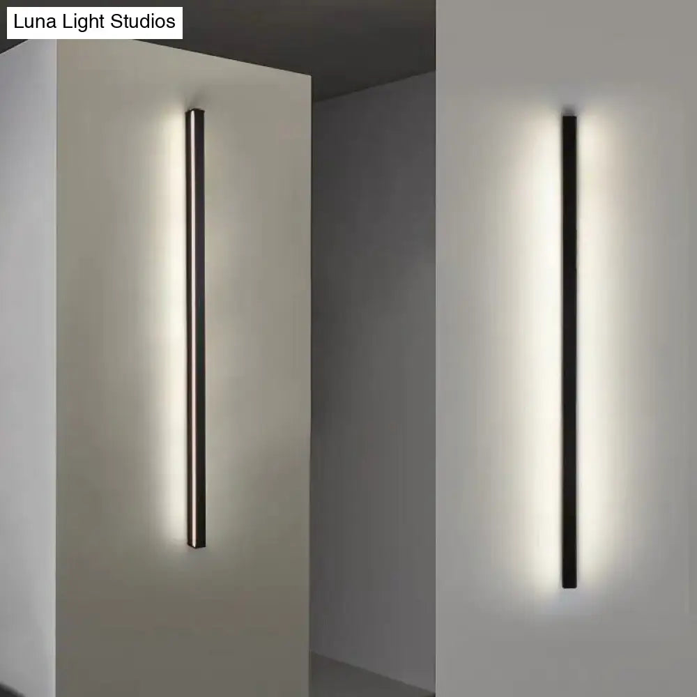 Black Linear Wall Sconce