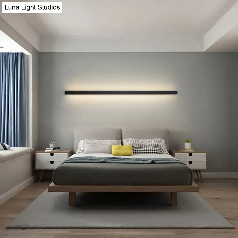 Black Linear Wall Sconce