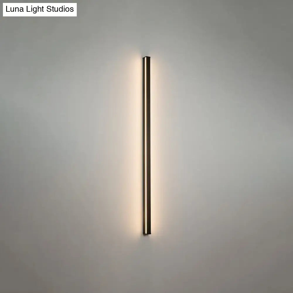 Black Linear Wall Sconce