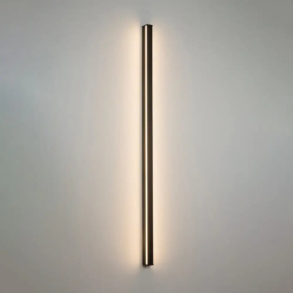 Black Linear Wall Sconce