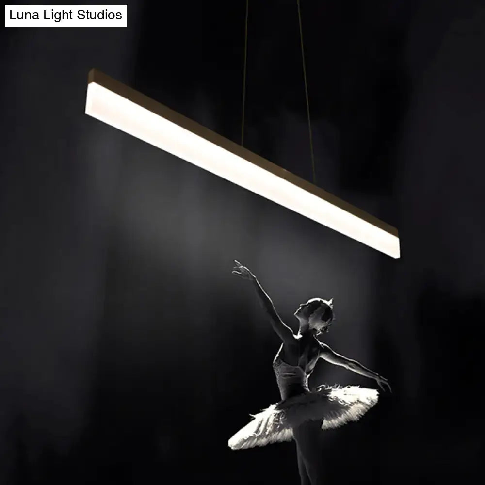 Coffee Linear LED Pendant