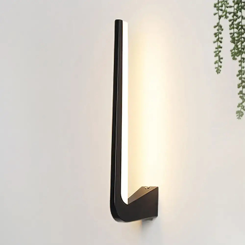 Black Direct Wired Sconce