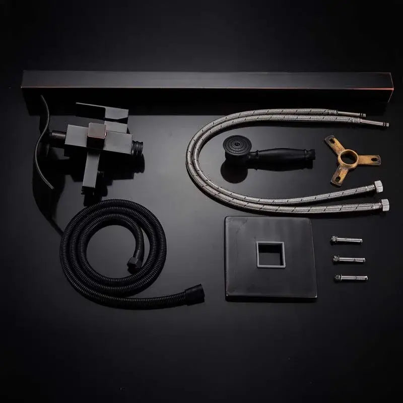 Black Waterfall Bathtub Faucet