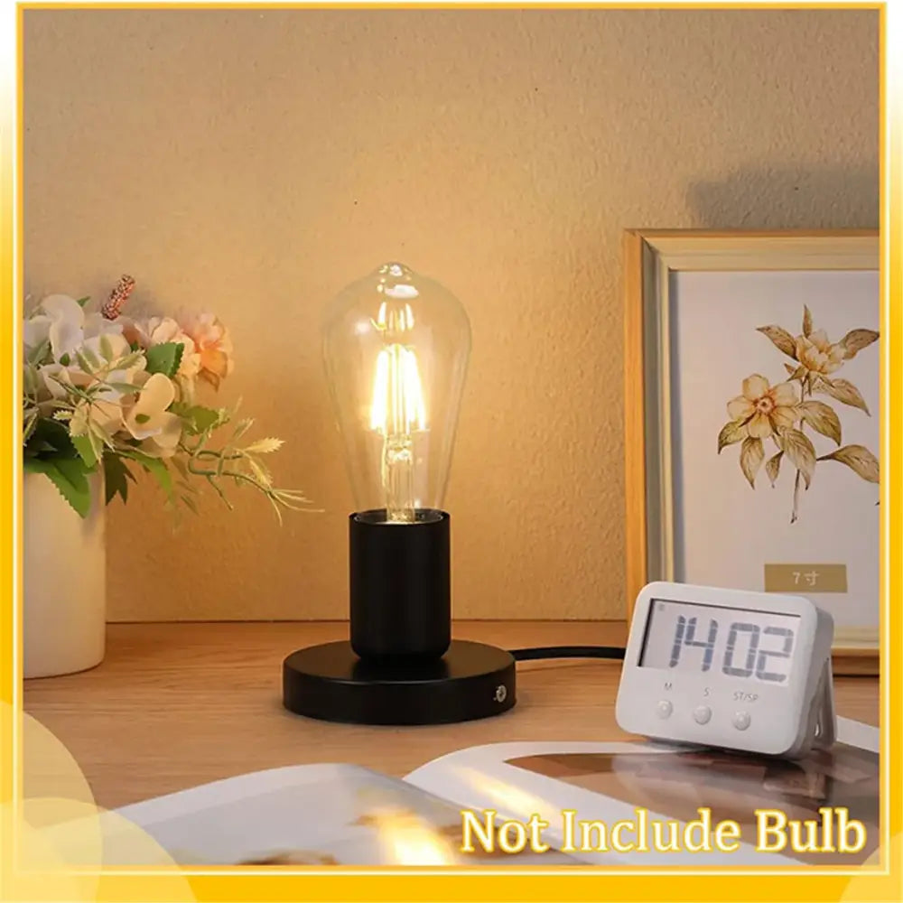 Black Metal Lamp Base