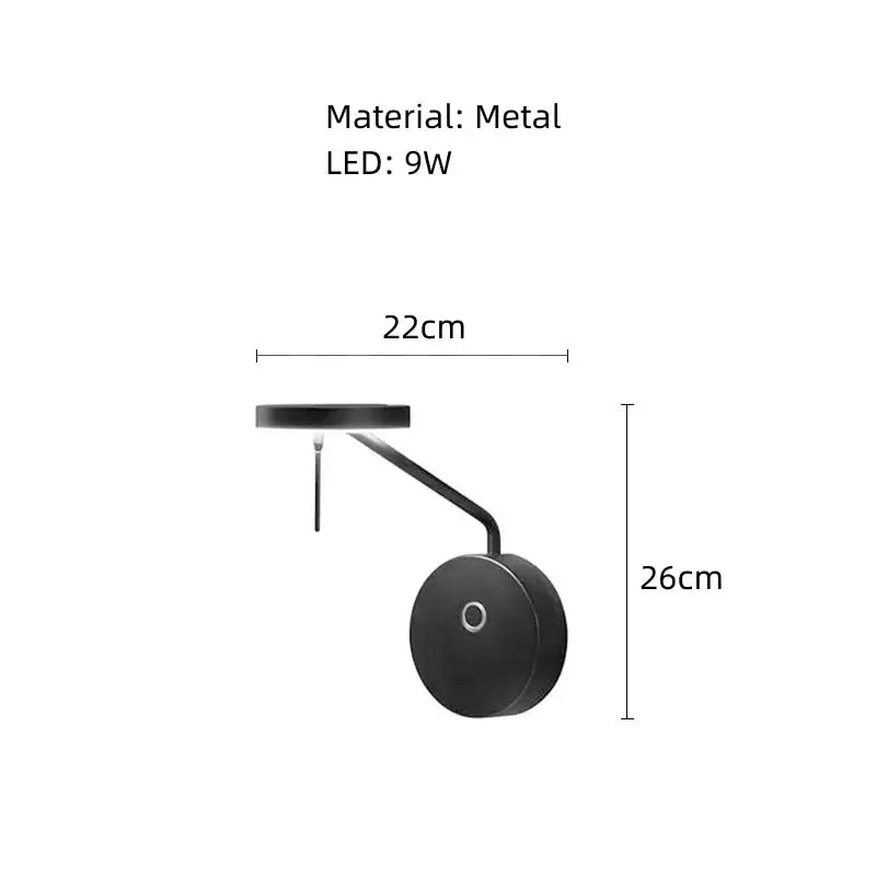 Black Metal LED Chandelier Artistic Style
