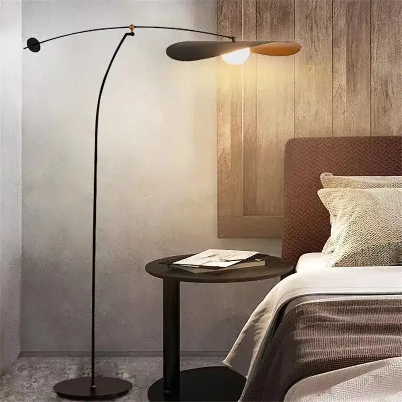 Black Long Arm Floor Lamp