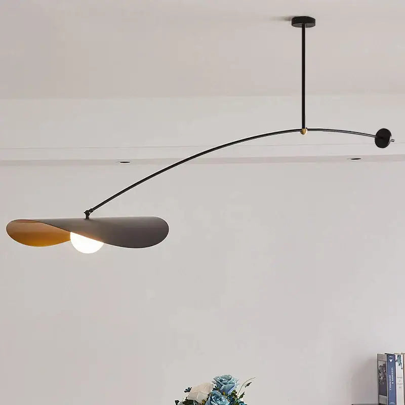Black Long Arm Floor Lamp