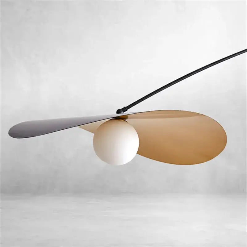Black Long Arm Floor Lamp