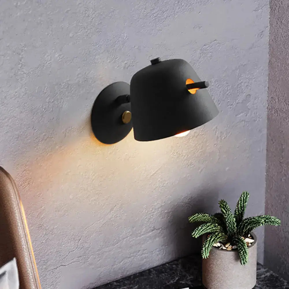 Black Metal Wall Light