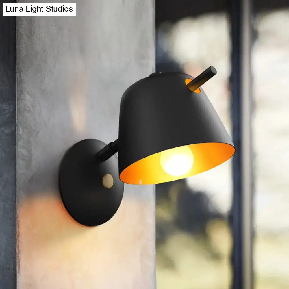 Black Metal Wall Light