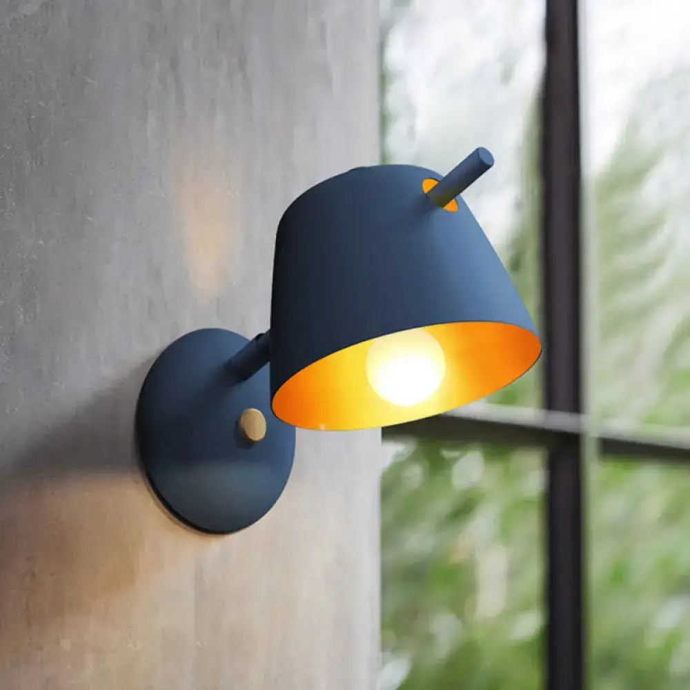 Black Metal Wall Light