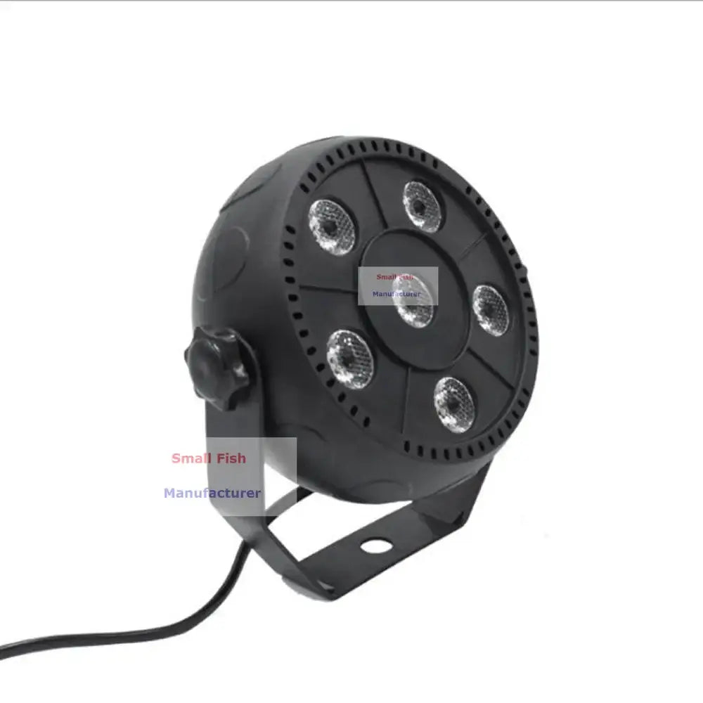 Black Sound-Activated LED Par Stage Lights