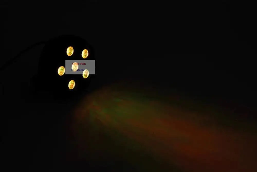 Black Sound-Activated LED Par Stage Lights