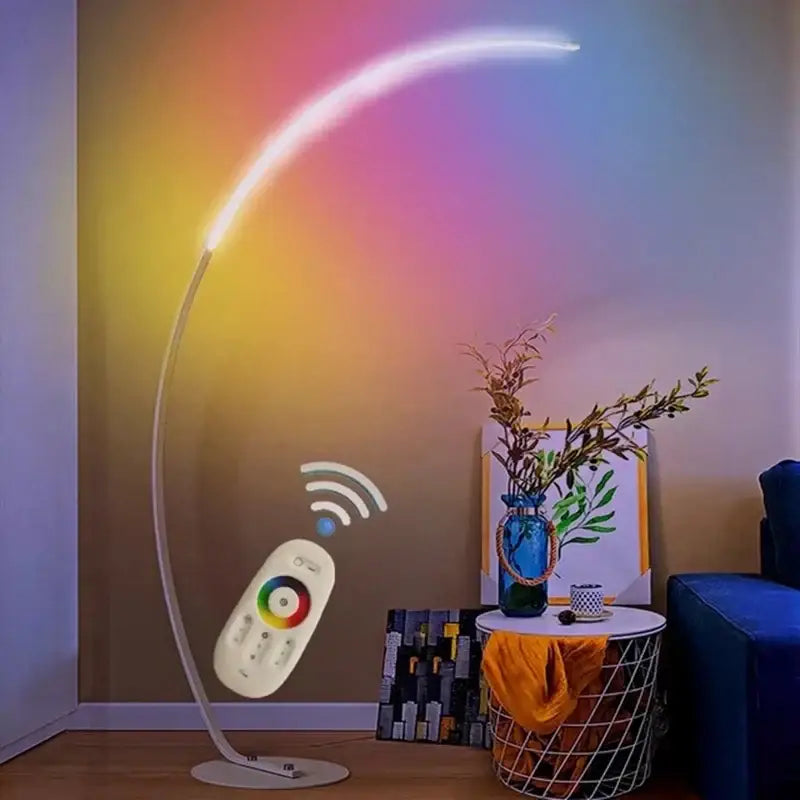 Black Arc Floor Lamp
