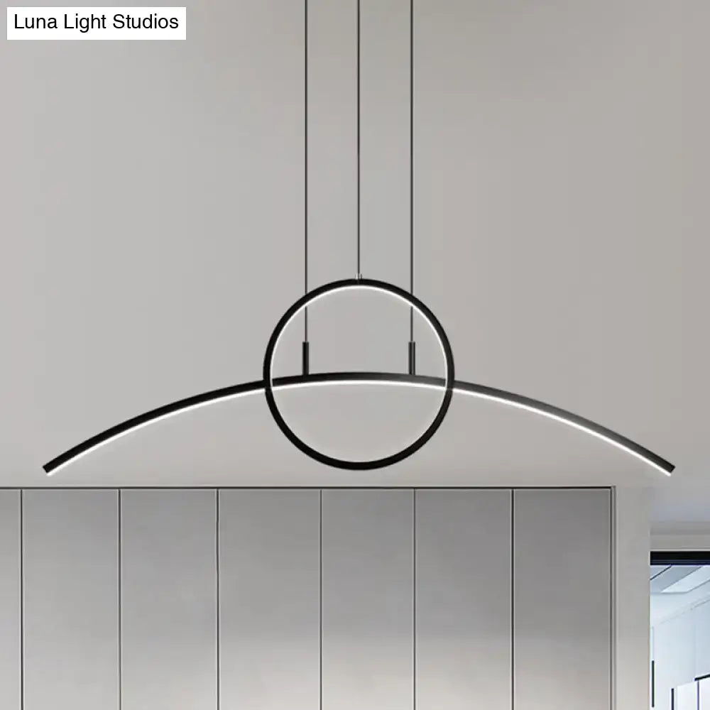Black Arch Chandelier