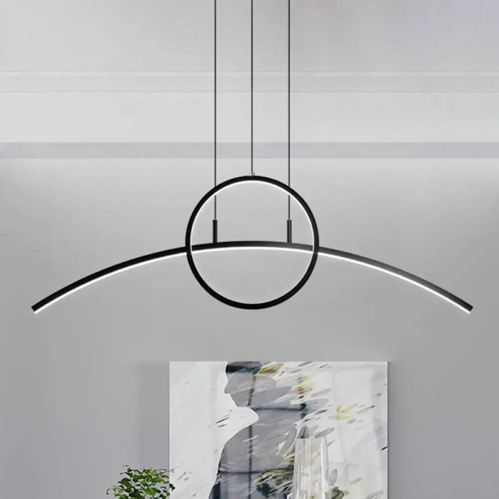 Black Arch Chandelier