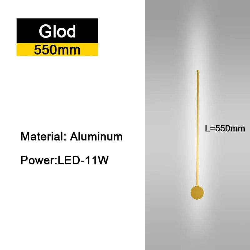 Black Rotatable 350-Degree LED Sconce