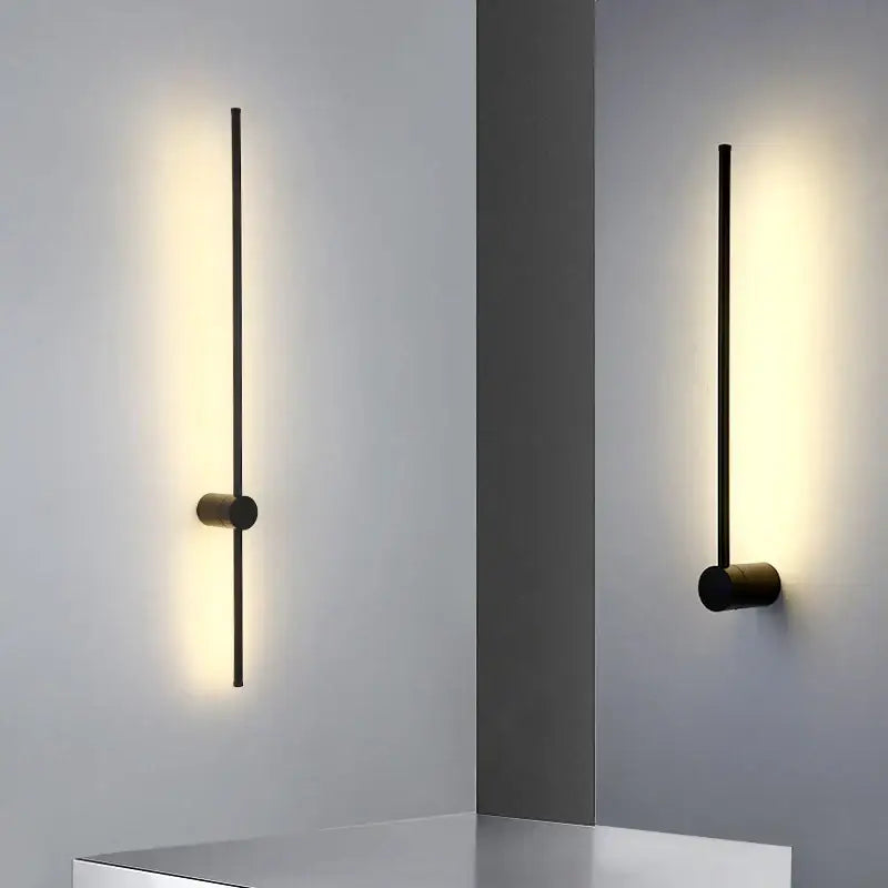 Black Rotatable 350-Degree LED Sconce