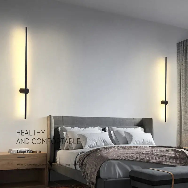 Black Rotatable 350-Degree LED Sconce