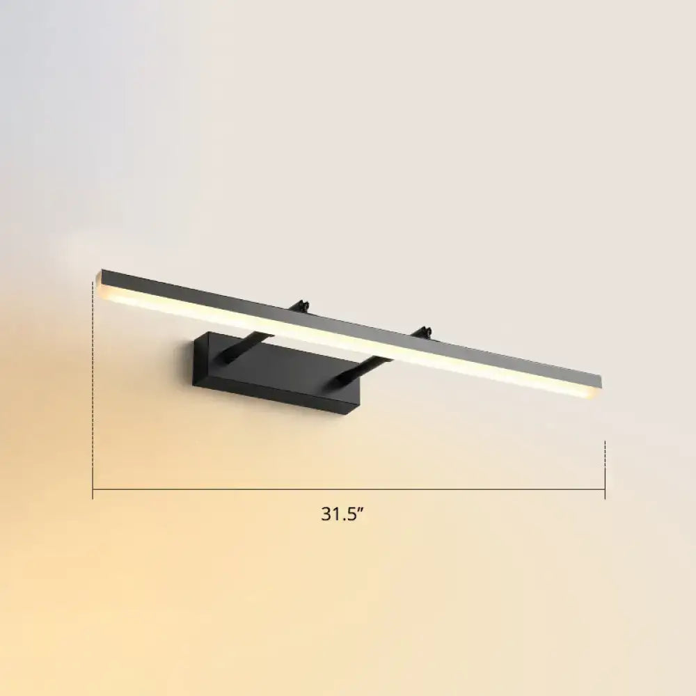 Black Pivoting LED Wall Light