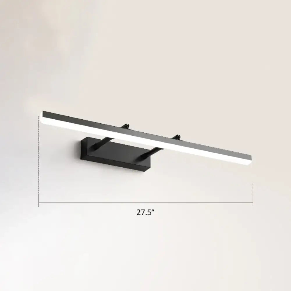 Black Pivoting LED Wall Light