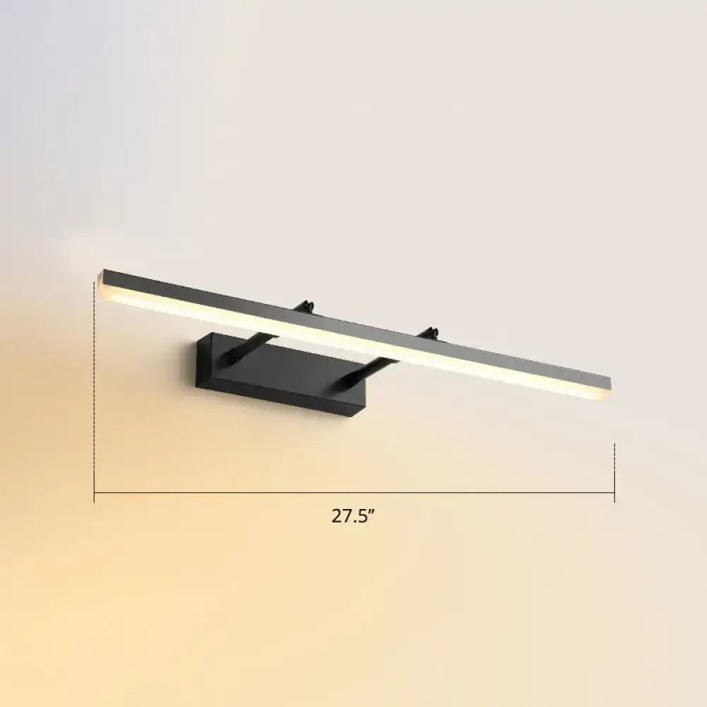 Black Pivoting LED Wall Light