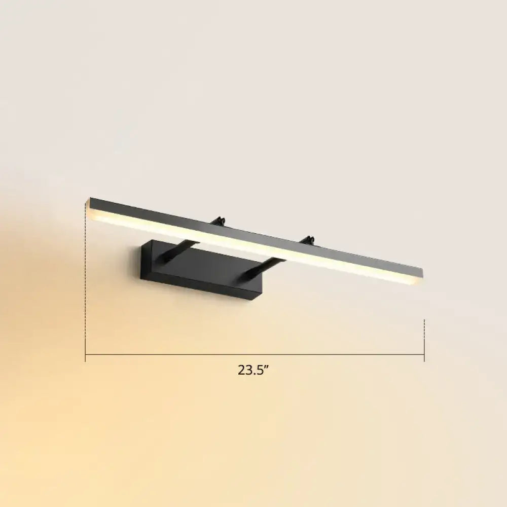 Black Pivoting LED Wall Light
