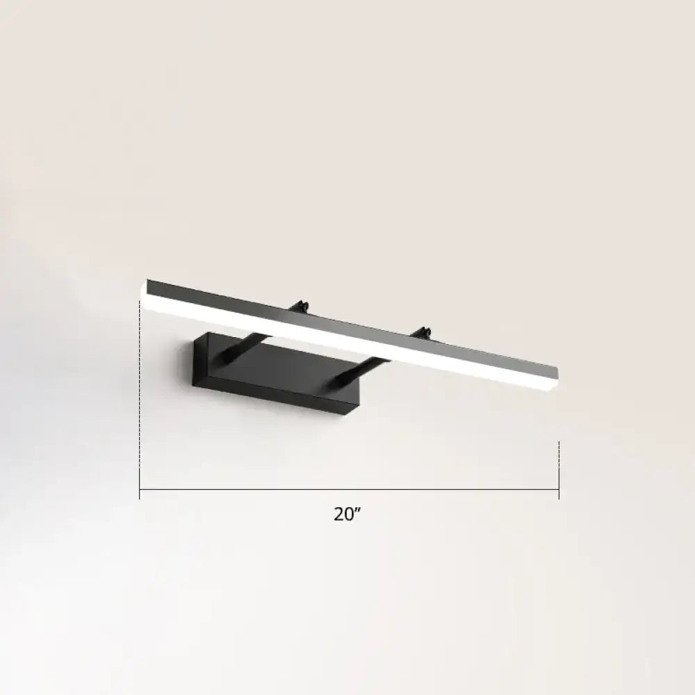 Black Pivoting LED Wall Light