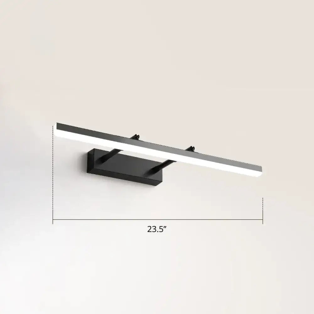 Black Pivoting LED Wall Light