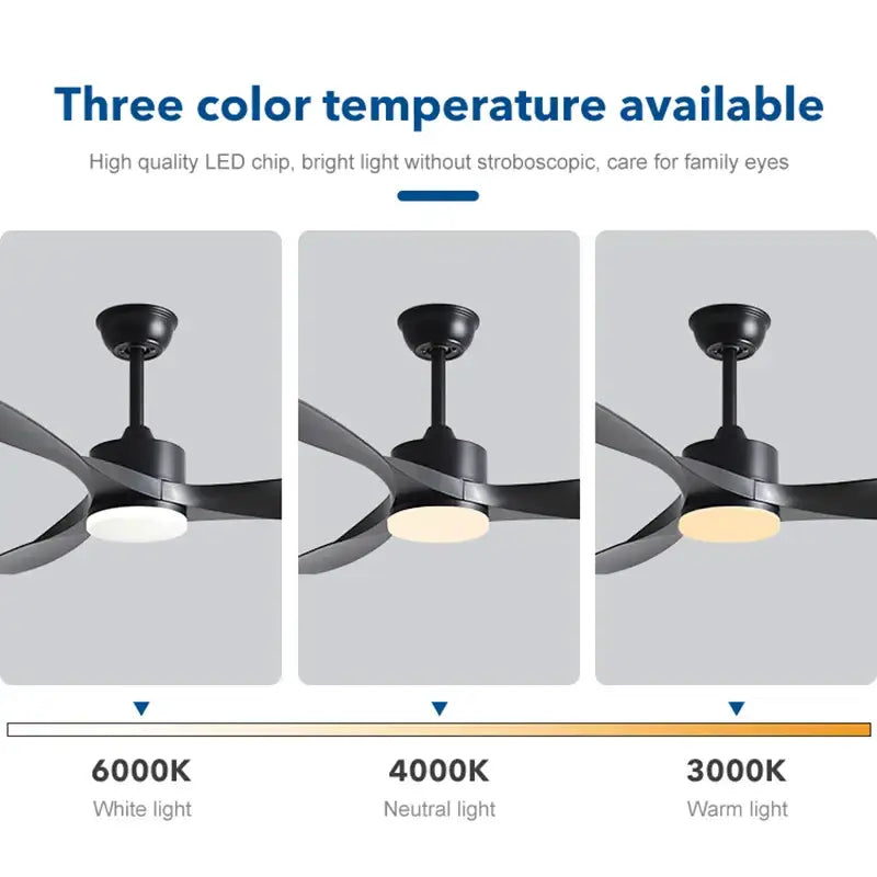 Black Copper Ceiling Fan