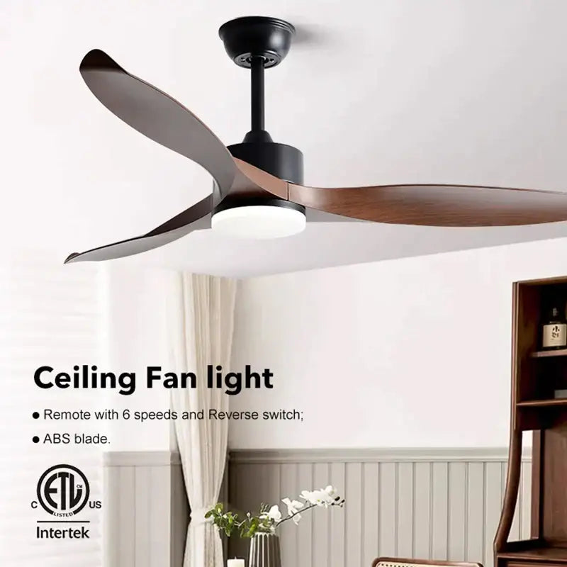 Black Copper Ceiling Fan