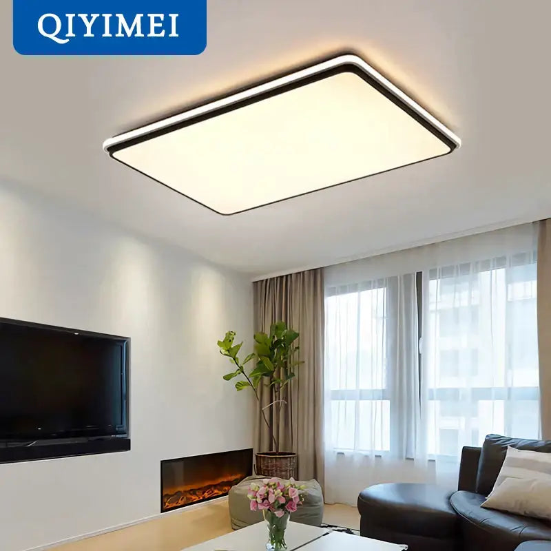Black LED Ceiling Lamp