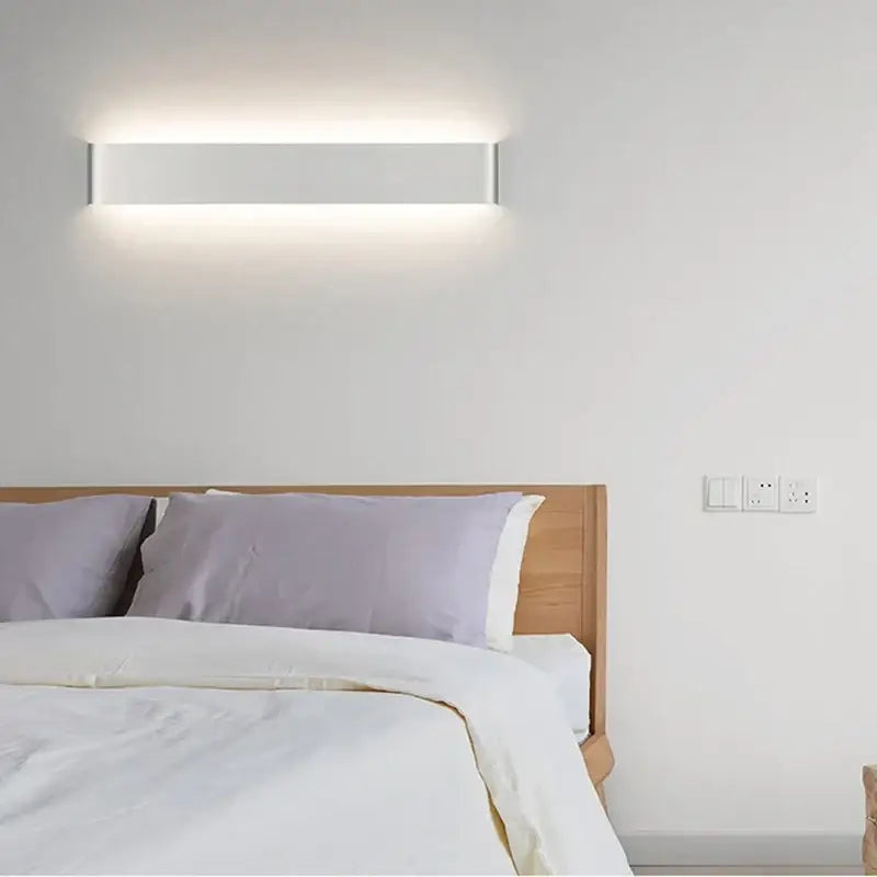 Black LED Wall Sconce Modern Elegance Design