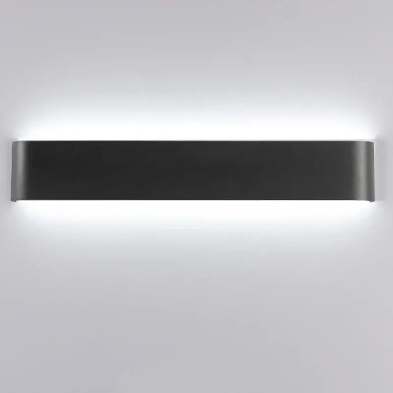 Black LED Wall Sconce Modern Elegance Design