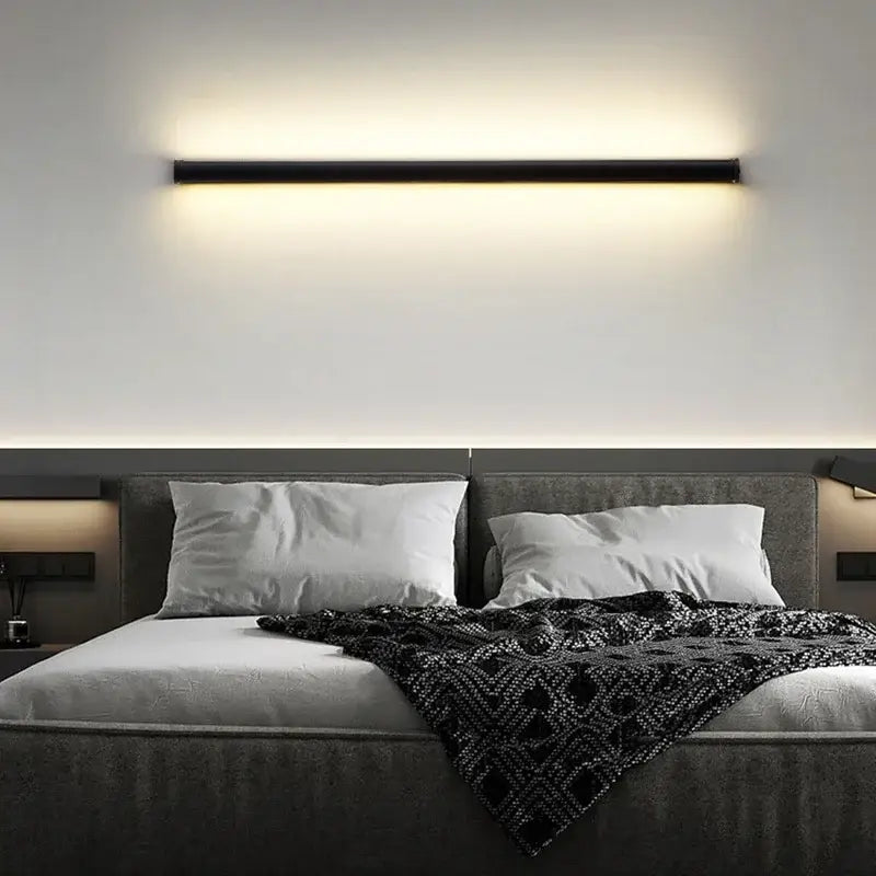 Black LED Wall Sconce Sleek Modern Design
