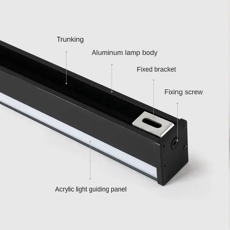 Black LED Wall Sconce Sleek Modern Design