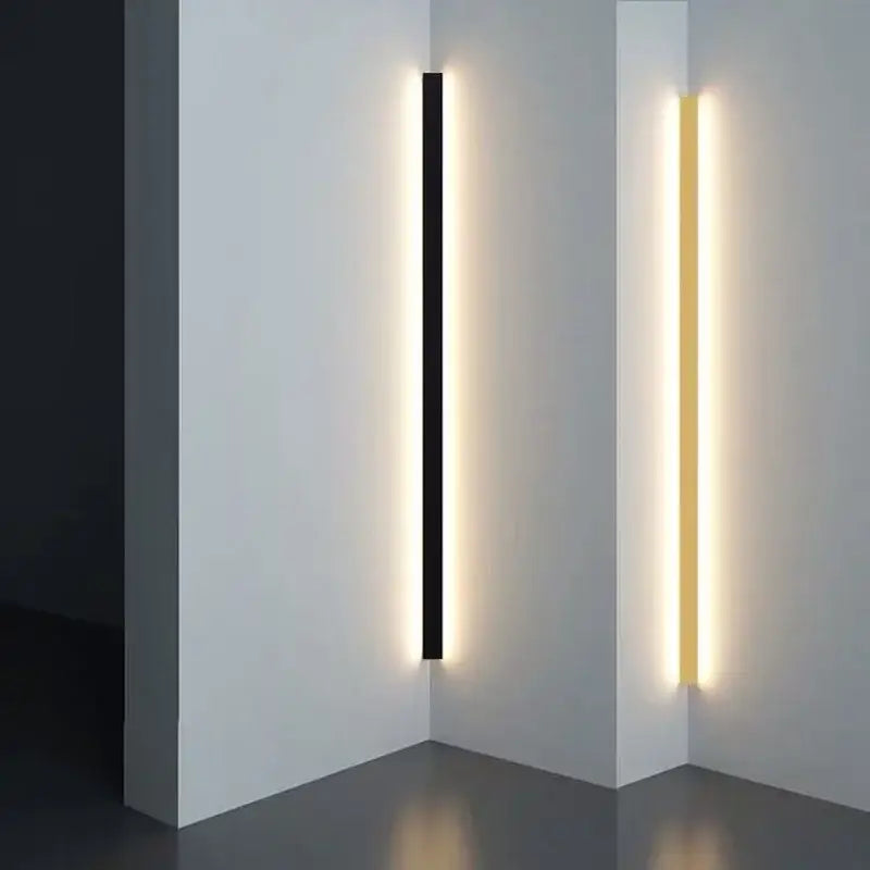 Black LED Wall Sconce Sleek Modern Design